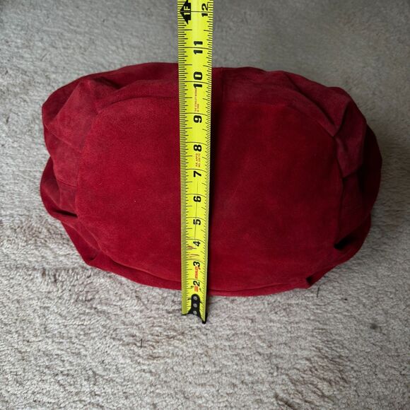 Free People Wild Suede Hobo Tote Red - Picture 3 of 9